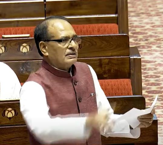शिवराज, कृषि मंत्री, राज्‍यसभा, किसान, विपक्ष