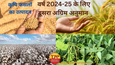 Agri Crops का उत्पादन: वर्ष 2024-25 के लिए दूसरा अग्रिम अनुमान जारी