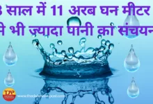 Water Harvesting: 8 साल में 11 अरब घन मीटर से भी ज्यादा पानी का संचयन